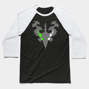 Tattoo design of abstract demon face Baseball T-Shirt